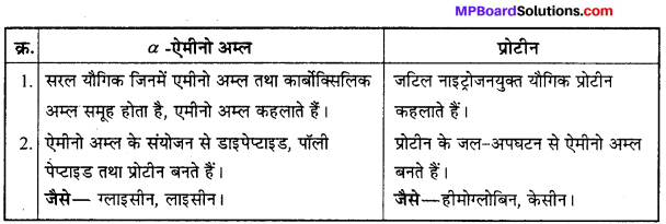 MP Board Class 12th Chemistry Solutions Chapter 14 जैव-अणु - 25