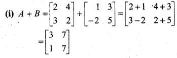 MP Board Class 12th Maths BooK Solutions Chapter 3 आव्यूह Ex 3.2 img 1
