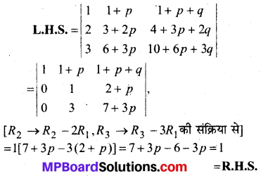 MP Board Class 12th Maths Book Solutions Chapter 4 सारणिक विविध प्रश्नावली img 41