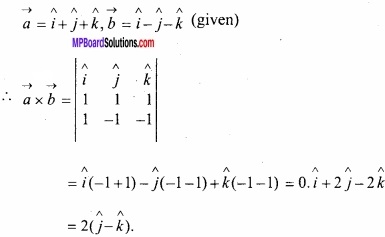 MP Board Class 12th Maths Important Questions Chapter 10 Vector Algebra img 16