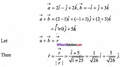 MP Board Class 12th Maths Important Questions Chapter 10 Vector Algebra img 2