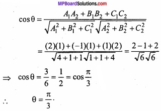 MP Board Class 12th Maths Important Questions Chapter 11 Three Dimensional Geometry IMG 10