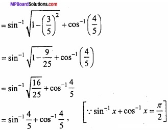 MP Board Class 12th Maths Important Questions Chapter 2 Inverse Trigonometric Functions img 21