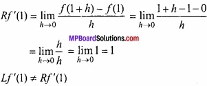 MP Board Class 12th Maths Important Questions Chapter 5A सांतत्य तथा अवकलनीयता img 30