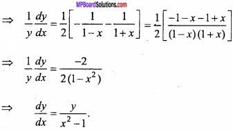 MP Board Class 12th Maths Important Questions Chapter 5B Differentiation img 7
