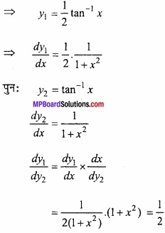 MP Board Class 12th Maths Important Questions Chapter 5B अवकलन img 46a