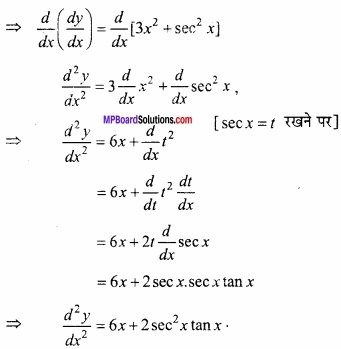 MP Board Class 12th Maths Important Questions Chapter 5B अवकलन img 9