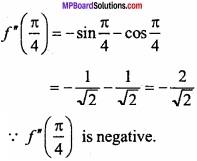 MP Board Class 12th Maths Important Questions Chapter 6 Application of Derivatives img 13