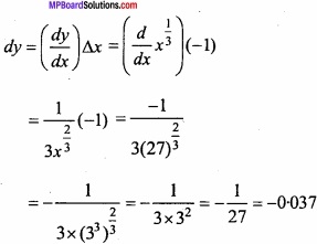 MP Board Class 12th Maths Important Questions Chapter 6 Application of Derivatives img 36