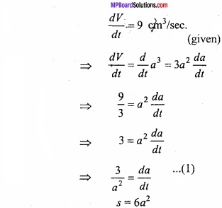 MP Board Class 12th Maths Important Questions Chapter 6 Application of Derivatives img 5