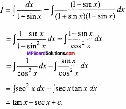 MP Board Class 12th Maths Important Questions Chapter 7 समाकलन img 17