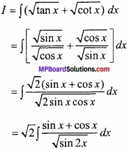MP Board Class 12th Maths Important Questions Chapter 7 समाकलन img 55