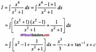 MP Board Class 12th Maths Important Questions Chapter 7A Integration img 22