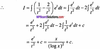 MP Board Class 12th Maths Important Questions Chapter 7A Integration img 25