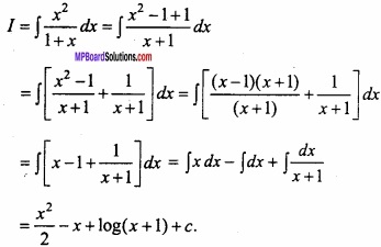 MP Board Class 12th Maths Important Questions Chapter 7A Integration img 29