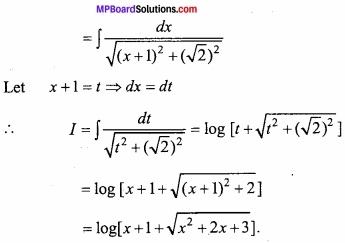 MP Board Class 12th Maths Important Questions Chapter 7A Integration img 37a