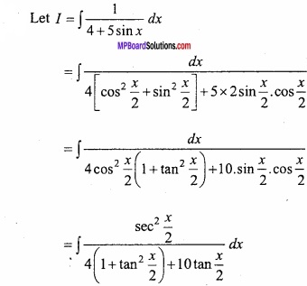 MP Board Class 12th Maths Important Questions Chapter 7A Integration img 57