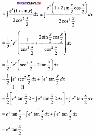 MP Board Class 12th Maths Important Questions Chapter 7A Integration img 59