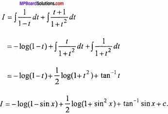 MP Board Class 12th Maths Important Questions Chapter 7A Integration img 62
