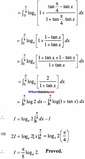 MP Board Class 12th Maths Important Questions Chapter 7B Definite Integral img 15a
