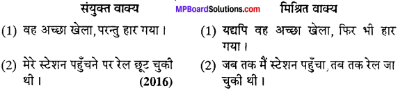 MP Board Class 12th Special Hindi वाक्य-परिवर्तन img-7