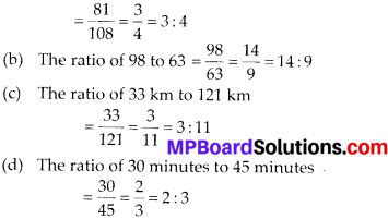 MP Board Class 6th Maths Solutions Chapter 12 Ratio and Proportion Ex 12.1 5