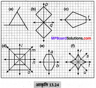 MP Board Class 6th Maths Solutions Chapter 13 सममिति Ex 13.2 image 16