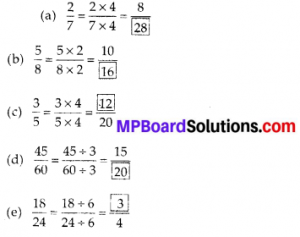 MP Board Class 6th Maths Solutions Chapter 7 Fractions Ex 7.3 – MP