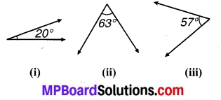 MP Board Class 7th Maths Solutions Chapter 5 रेखा एवं कोण Ex 5.1 1