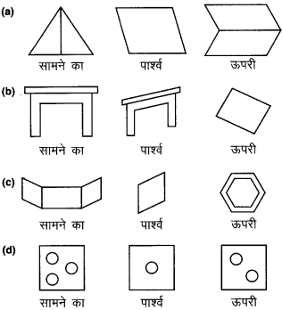 MP Board Class 8th Maths Solutions Chapter 10 ठोस आकारों का चित्रण Ex 10.1 img-5