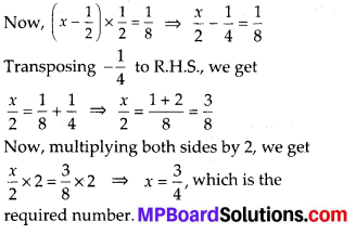MP Board Class 8th Maths Solutions Chapter 2 Linear Equations in One Variable Ex 2.2 1