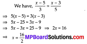 MP Board Class 8th Maths Solutions Chapter 2 Linear Equations in One Variable Ex 2.5 4