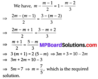 MP Board Class 8th Maths Solutions Chapter 2 Linear Equations in One Variable Ex 2.5 6