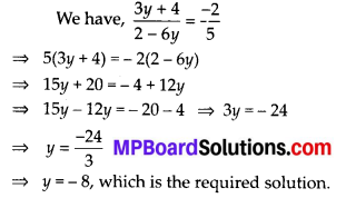 MP Board Class 8th Maths Solutions Chapter 2 Linear Equations in One Variable Ex 2.6 3