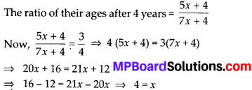 MP Board Class 8th Maths Solutions Chapter 2 Linear Equations in One Variable Ex 2.6 5