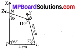 MP Board Class 8th Maths Solutions Chapter 4 Practical Geometry Ex 4.3 2