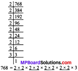 MP Board Class 8th Maths Solutions Chapter 6 वर्ग और वर्गमूल Ex 6.3 img-21