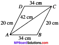 MP Board Class 9th Maths Solutions Chapter 12 Heron’s Formula Ex 12.1 img-12
