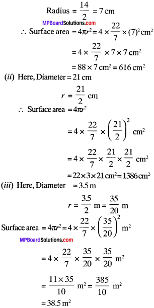 MP Board Class 9th Maths Solutions Chapter 13 Surface Areas and Volumes Ex 13.4 img-2