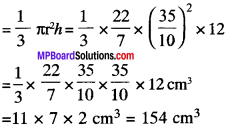 MP Board Class 9th Maths Solutions Chapter 13 Surface Areas and Volumes Ex 13.7 img-1