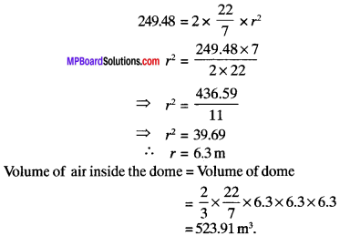 MP Board Class 9th Maths Solutions Chapter 13 Surface Areas and Volumes Ex 13.8 img-6