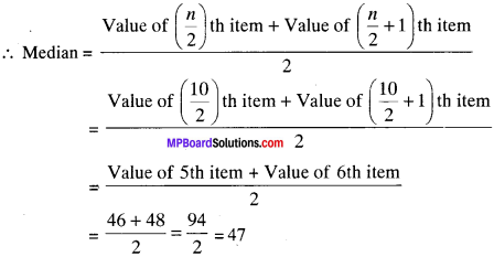MP Board Class 9th Maths Solutions Chapter 14 Statistics Ex 14.3 img-47
