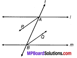 MP Board Class 9th Maths Solutions Chapter 6 रेखाएँ और कोण Ex 6.3 17