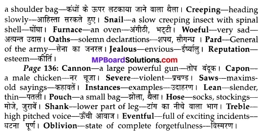 MP Board Class 10th English The Rainbow Solutions Chapter 16 All the World's a Stage 2