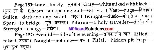 MP Board Class 10th English The Rainbow Solutions Chapter 18 The Bridge Builder 3
