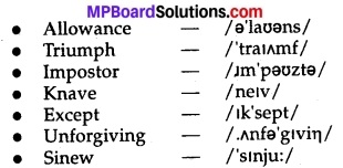MP Board Class 10th English The Rainbow Solutions Chapter 9 If 5