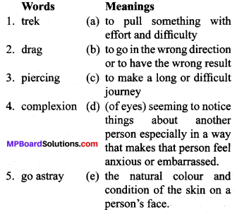 MP Board Class 10th General English The Spring Blossom Solutions Chapter 8 One Step Ahead 1