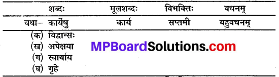 Mp Board Class 10 Sanskrit