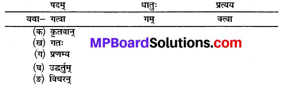 Sanskrit Chapter 3 Class 10 Mp Board