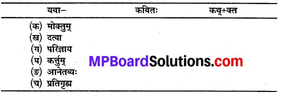 Class 10th Sanskrit Chapter 5 Solution